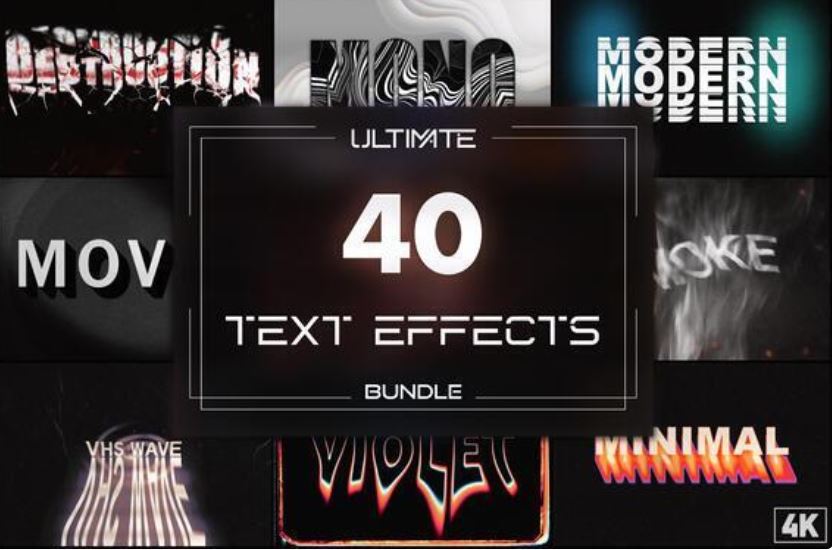 40 Ultimate Text Effects | Digital Download