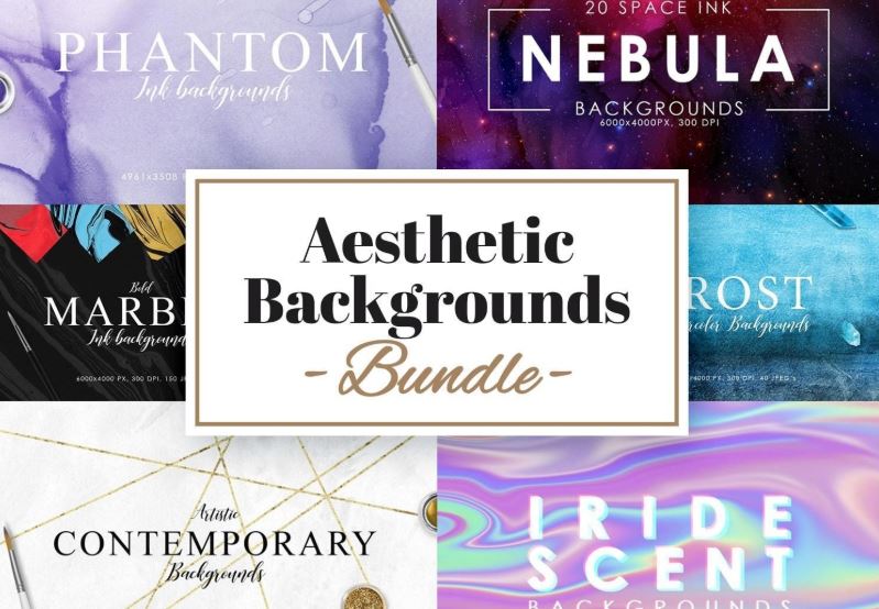Aesthetic Backgrounds Bundle | Digital Download