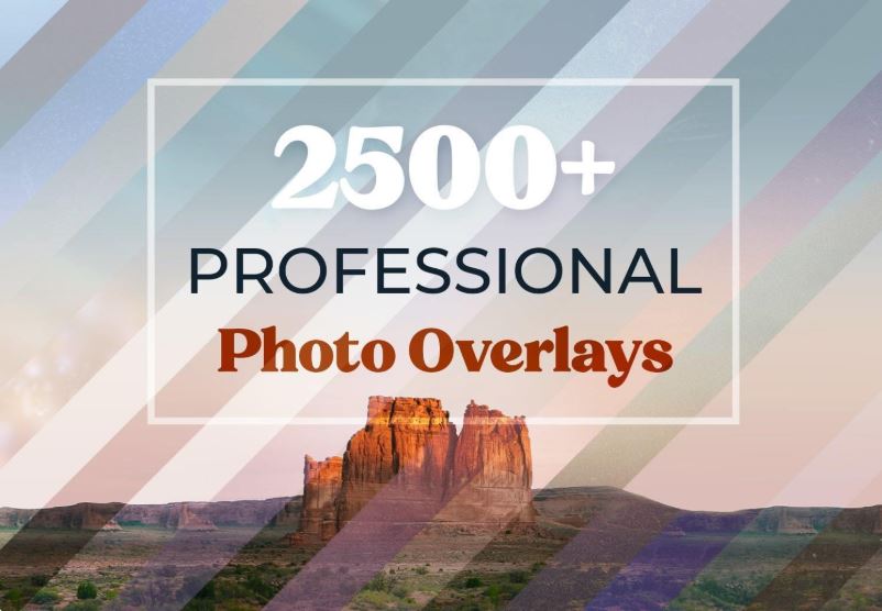 2500+ Professional Photo Overlays Bundle | Digital Download